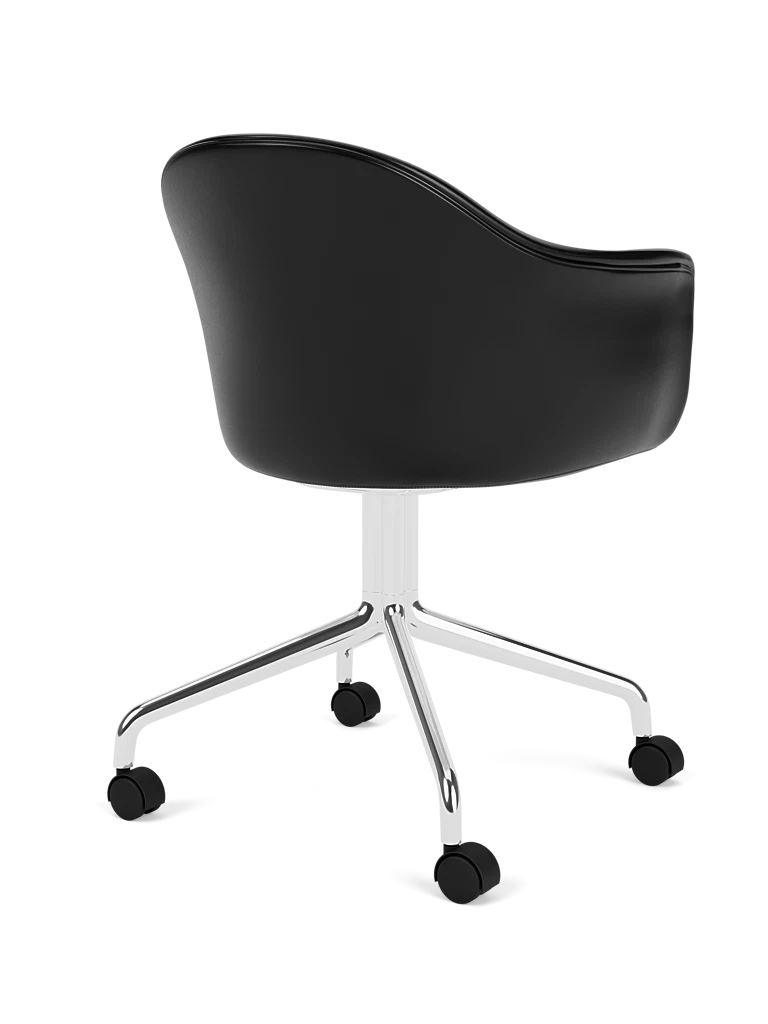 Harbour Dining Chair, Chrome Star Base, w/Casters, Upholstered Harbour Dining Chair, Chrome Star Base, w/Casters, Upholstered